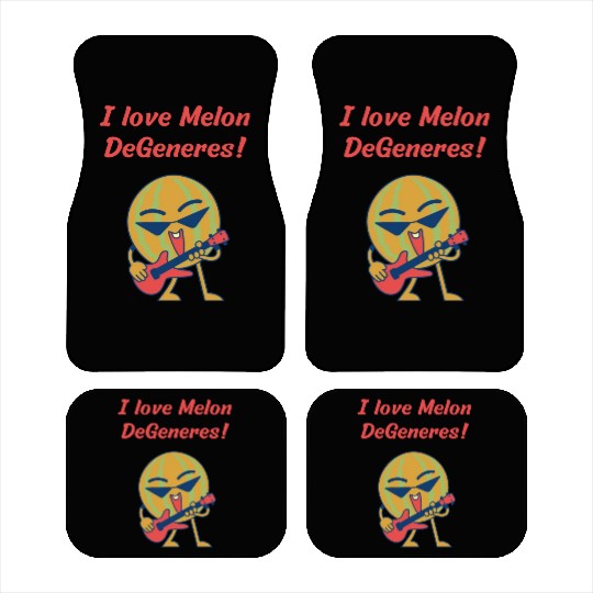 I love Melon DeGeneres Car Mats