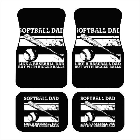 Softball Dad Car Mats