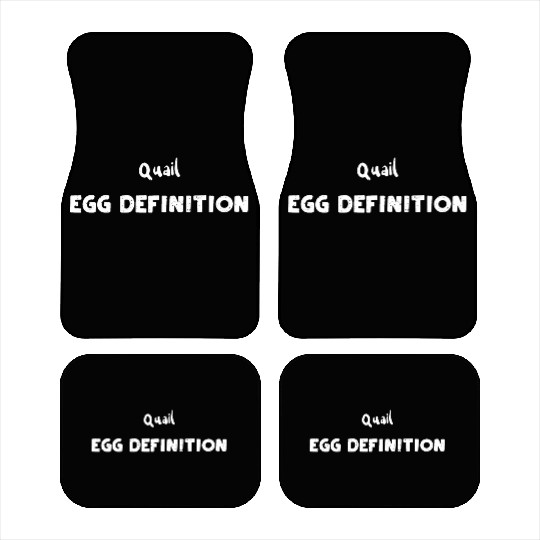 Quail Egg Definition - Eggs Car Mats