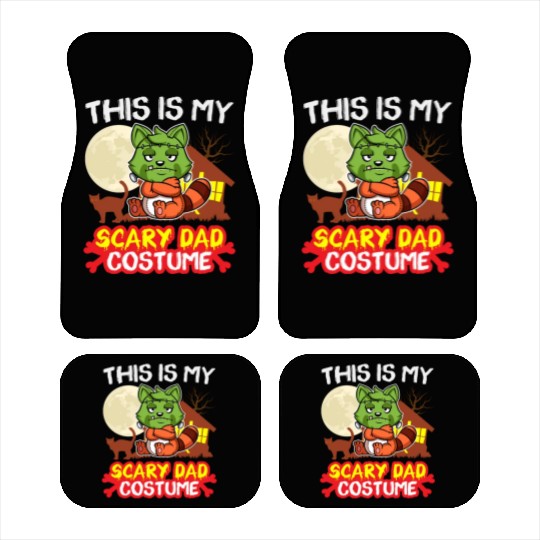 This Is My Scary Dad Costume Funny Halloween Car Mats