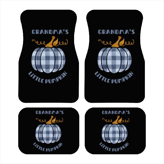 Grandma's Little Pumpkin Car Mats