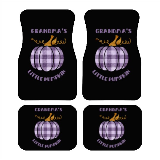 Grandma's Little Pumpkin Car Mats