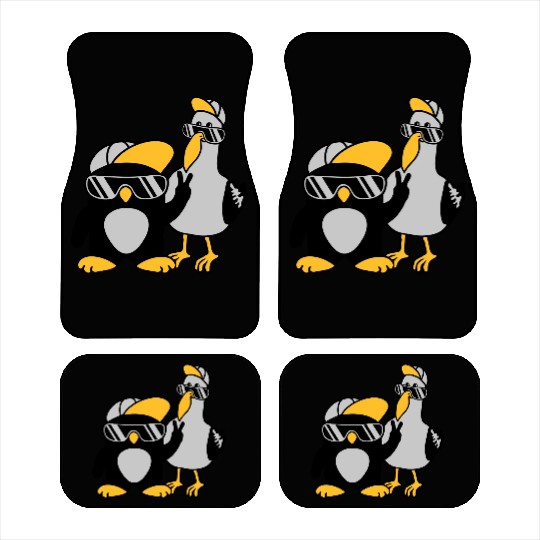 Seagull penguin 2 friends Car Mats