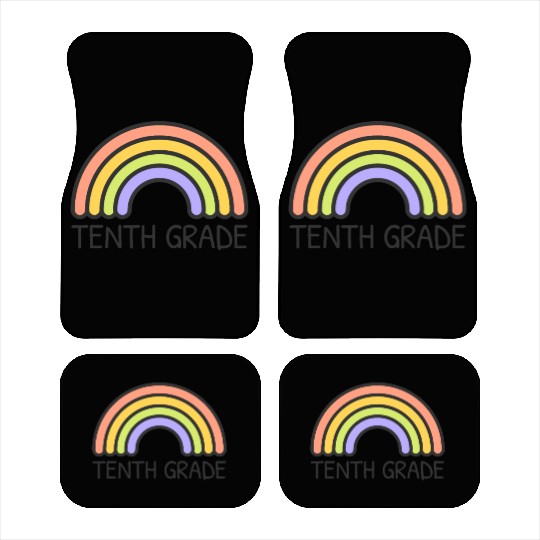 Tenth Grade Vibes | Back To School Car Mats