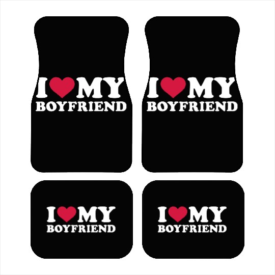 2022 i love my boyfriend Car Mats