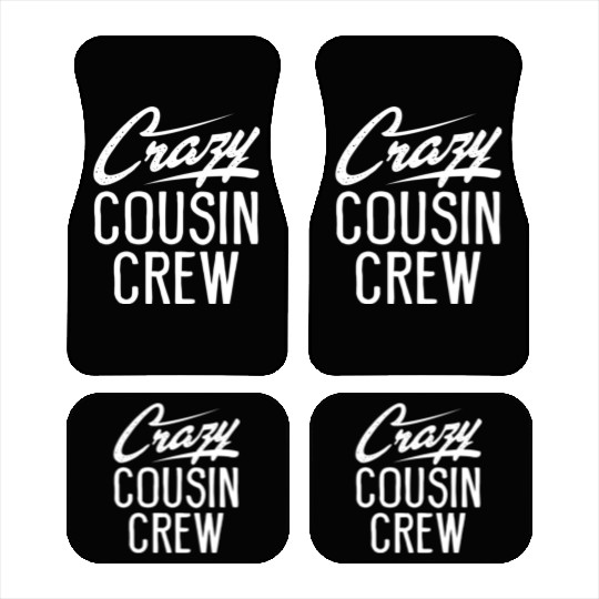 Cousin Crew Family Matching Christmas Car Mats