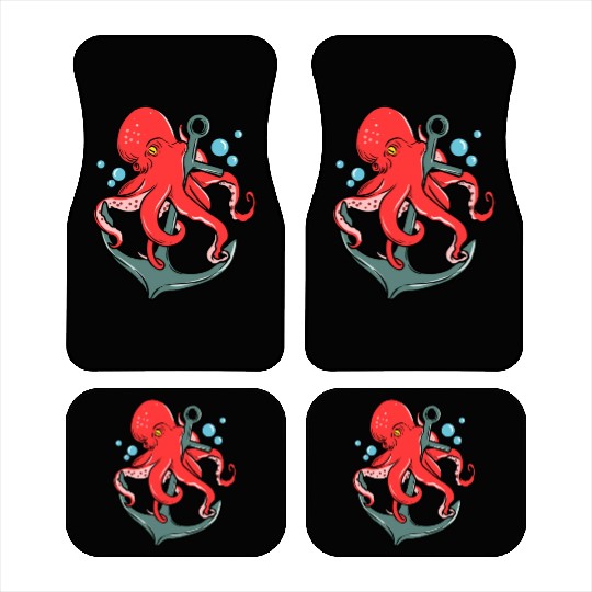Octopus Anchor for Octopus Lover Car Mats