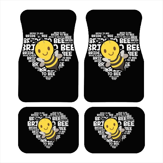 Bride To Bee Funny Engagement Future Wife Gift Car Mats