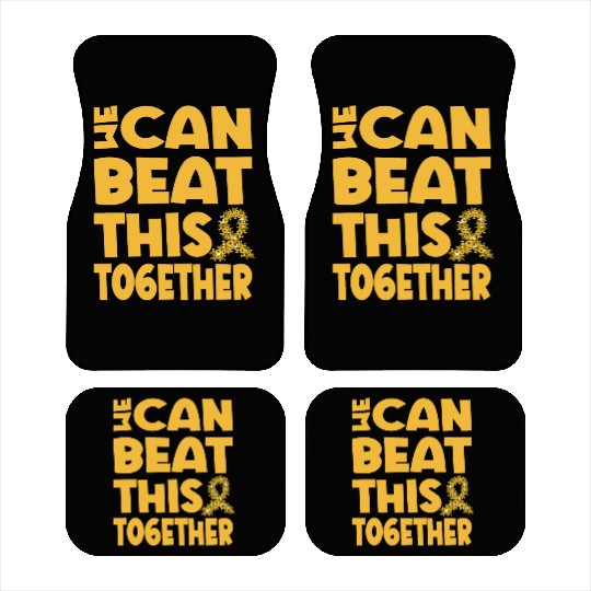 We Can Beat This Childhood Cancer Awareness Car Mats