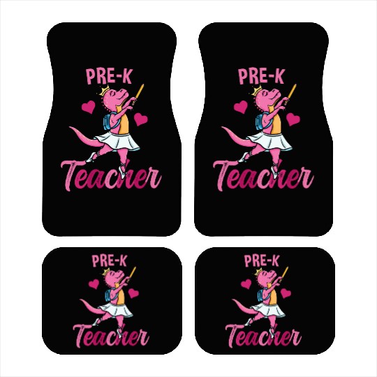 Pre-K Teacher Ballet Back To School Girls Car Mats