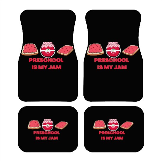 Team Preschool Is My Jam Pre-K Teacher Student Car Mats