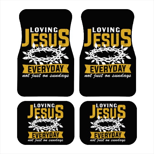 Christian Sayings Car Mats