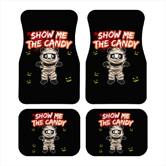 Show Me The Candy Halloween Costume Trick Or Treat Car Mats