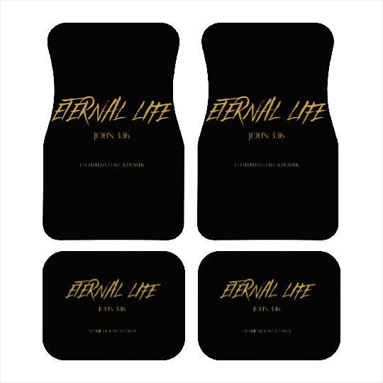 Eternal life John 3:16 Car Mats