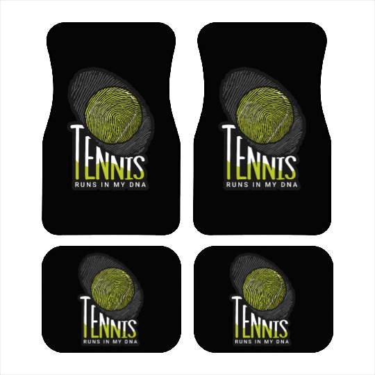 Tennis Player Present Tennis Club Coach Sport Car Mats