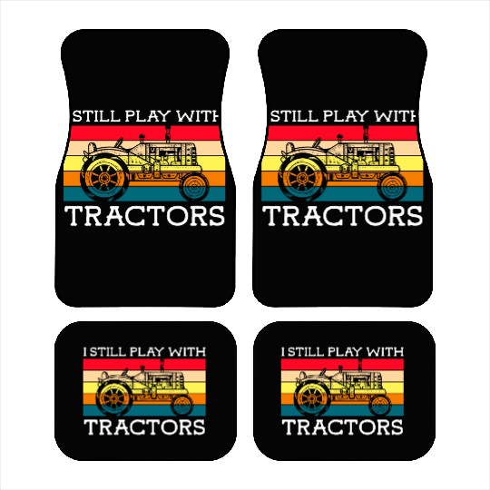 Tractor Farmer Hero Rural Youth Car Mats