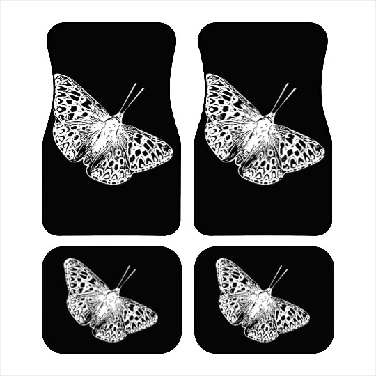 Elegant Vintage Butterfly Car Mats