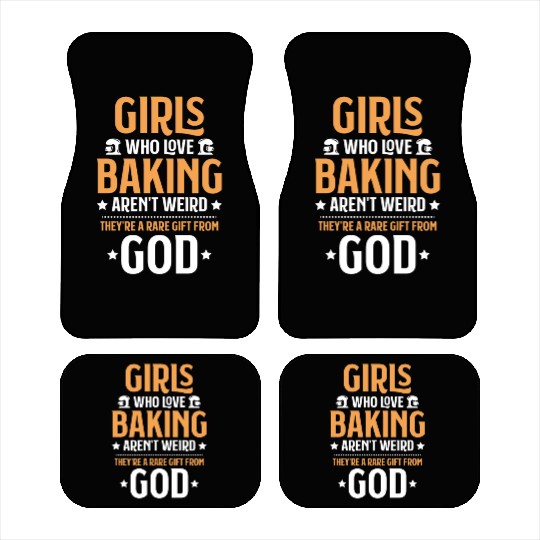 Baker Baking Bakery Bakers Pastry Chef Bread Car Mats