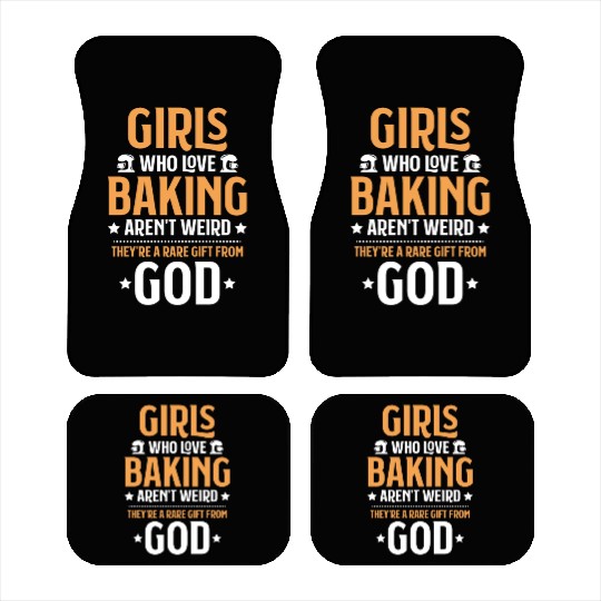 Baker Baking Bakery Bakers Pastry Chef Bread Car Mats