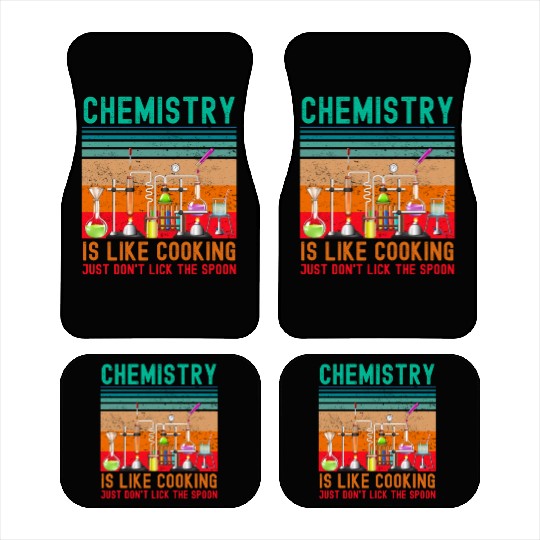 Funny chemistry lab chemical laboratory technician Car Mats
