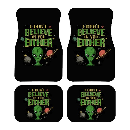 Alien Galaxy Ufo Extraterrestrial Spaceship space Car Mats