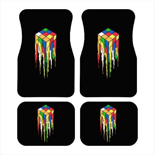 Magic Melting Cube Retro Car Mats