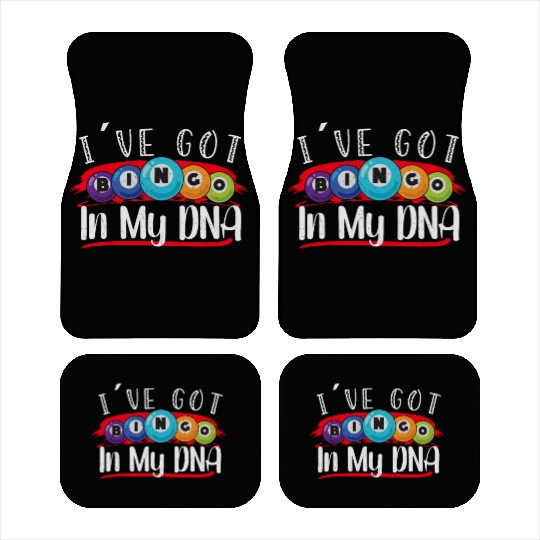 Bingo Card Game Grandma Bingo Player Bingo Cards Car Mats
