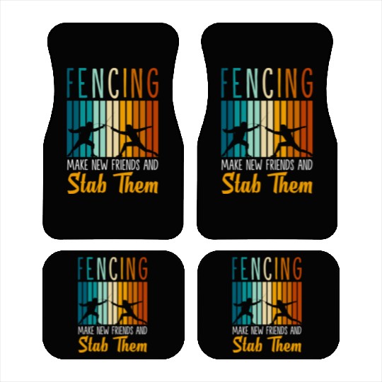 Fencing Sport Sword Sword Sport Fencing Car Mats