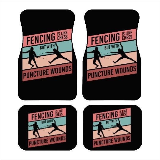 Fencing Sabre Car Mats