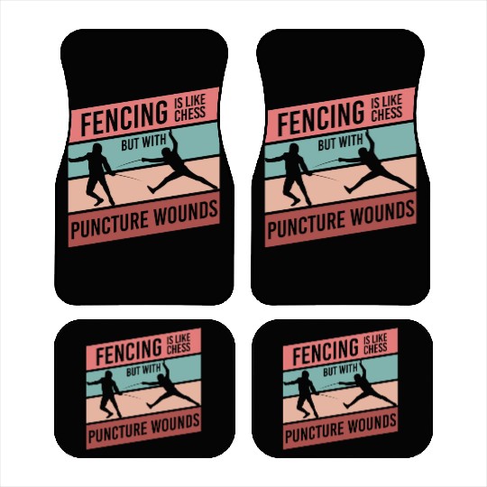 Fencing Sabre Car Mats