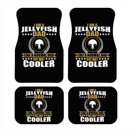 Funny Jellyfish Dad Car Mats
