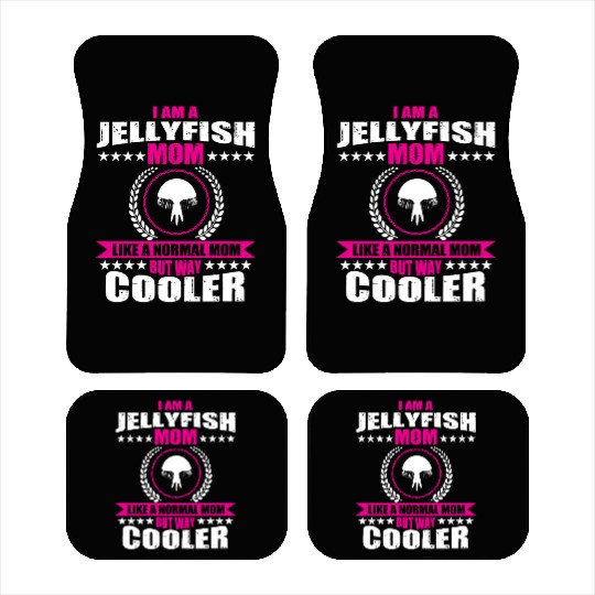 Funny Jellyfish Mom Car Mats
