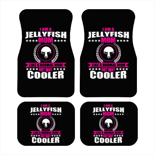 Funny Jellyfish Mom Car Mats
