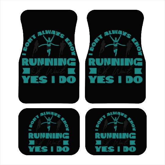 Running Runner Half Marathon I Car Mats