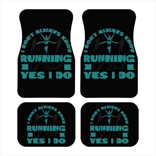 Running Runner Half Marathon I Car Mats