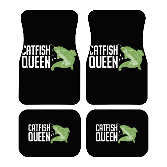 Wels Catfish Design For A Catfish Queen Car Mats