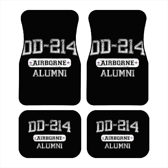 DD-214 US Airborne Alumni Car Mats
