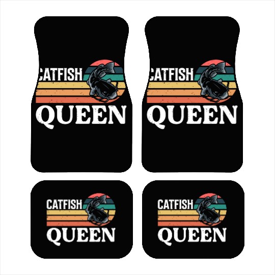 Wels Catfish Design For A Catfish Queen Car Mats