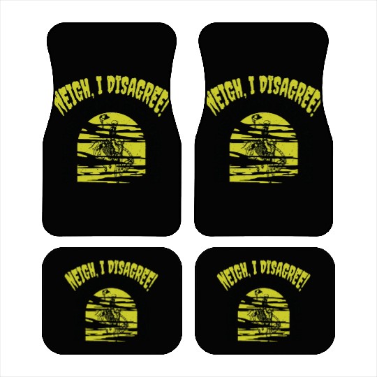 Halloween Cowboy Skeleton Fun Horse Riding Car Mats