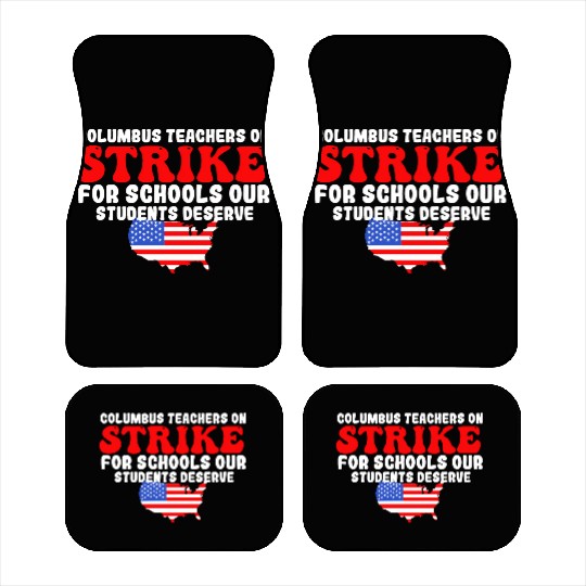 columbus ohio school teachers strike oh teacher Car Mats