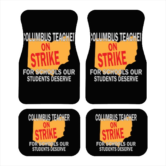 Columbus Ohio Schools Teacher Strike Car Mats