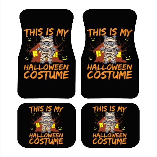 Scary Creepy Animal This Is My Halloween Costume Car Mats