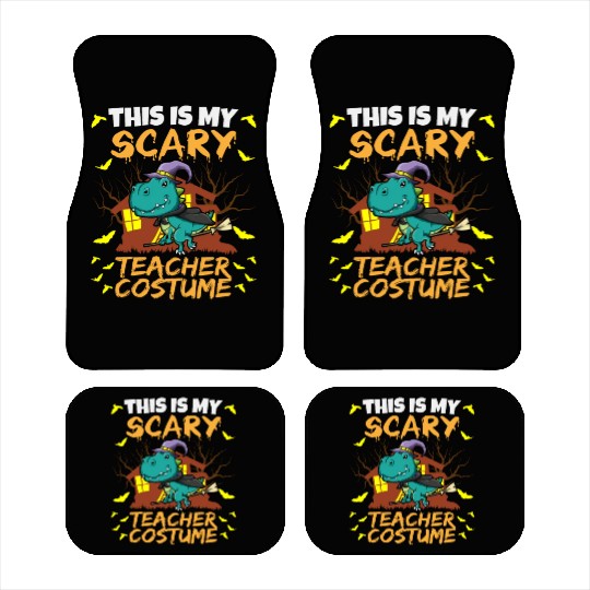 This Is My Scary Teacher Costume School Halloween Car Mats