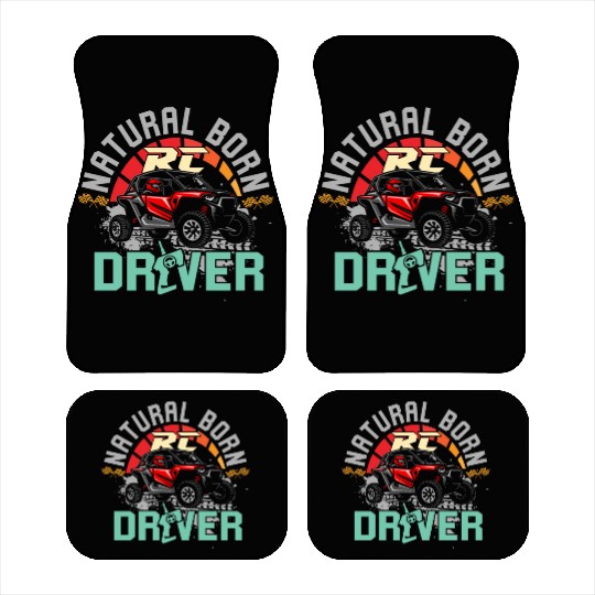 Natural Born RC car Driver Racer Remote Controlled Car Mats
