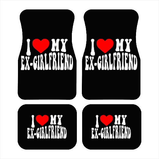 I Love My Ex Girlfriend stroke Car Mats