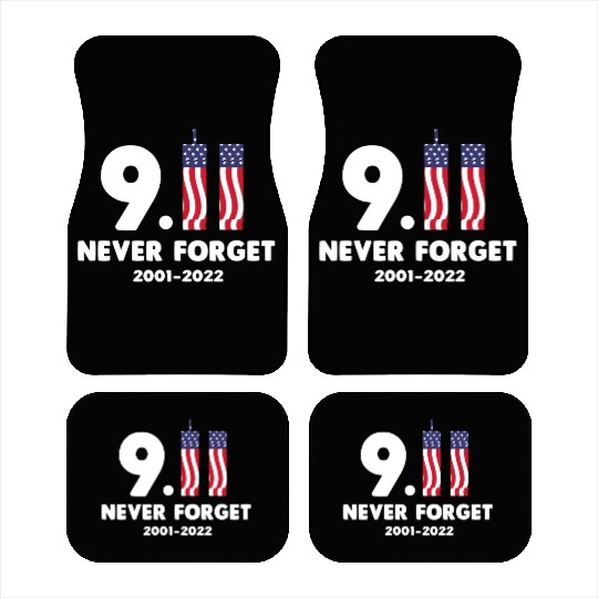 911 Never Forget 2001-2022 Patriot day Car Mats