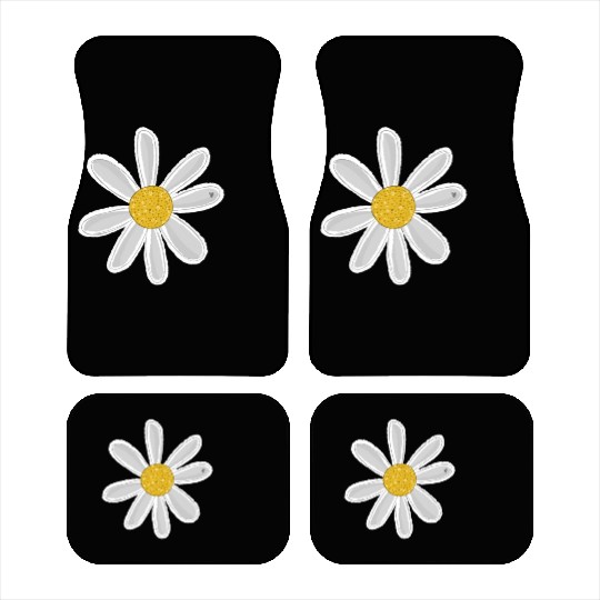 Daisy Flower - Gift, Present Car Mats