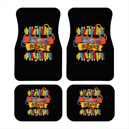 Back to school funny teaching Car Mats