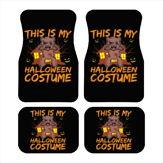 Scary Creepy Animal This Is My Halloween Costume Car Mats