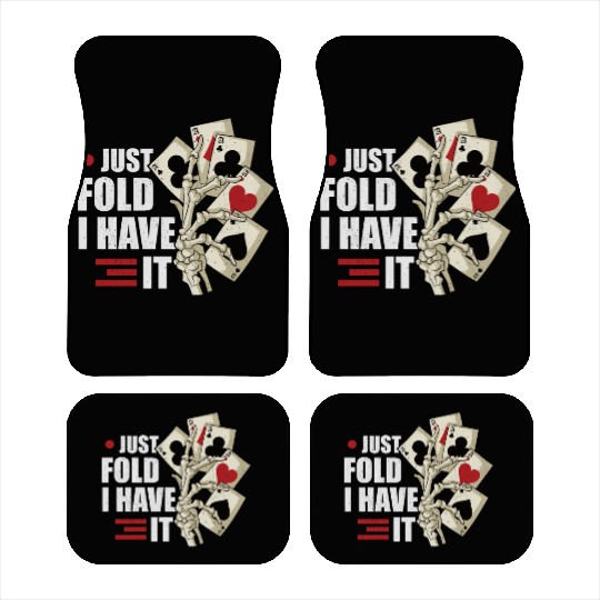 Poker Casino Poker Player Gambling Roulette Gift Car Mats